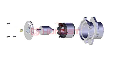 油泵電機(jī)分體圖-已做修改處理的