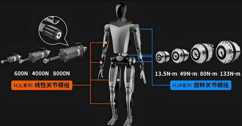 人形機(jī)器人關(guān)節(jié)驅(qū)動(dòng)電機(jī)展示圖