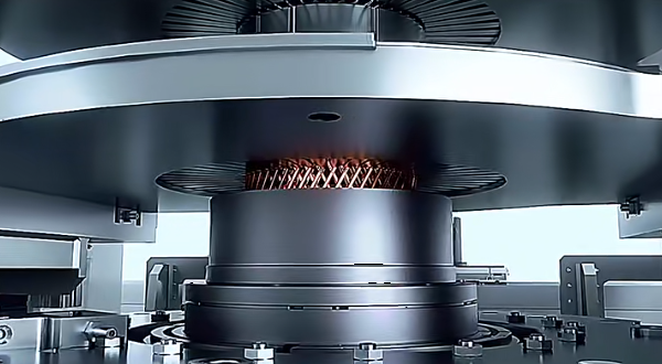 扁線電機(jī)定子扭頭圖