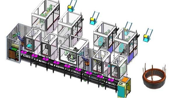智能新能源汽車(chē)扁線(xiàn)電機(jī)自動(dòng)化設(shè)備