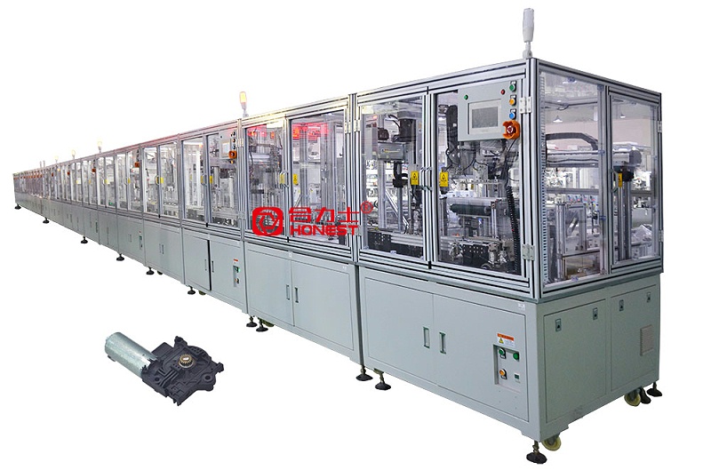 汽車天窗電機生產線