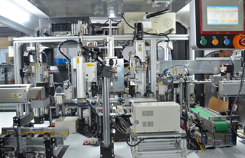 電機(jī)全自動(dòng)化裝配線-特寫(xiě)圖